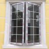 Cửa sổ nhôm xingfa 2 cánh cố nan trang trí