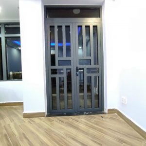 cửa nhôm xingfa 2 cánh chia ô