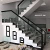 cầu thang kính trụ lửng 06